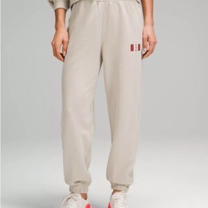 Rare Lulu Team Canada Relaxed-Fit High-Rise Jogger